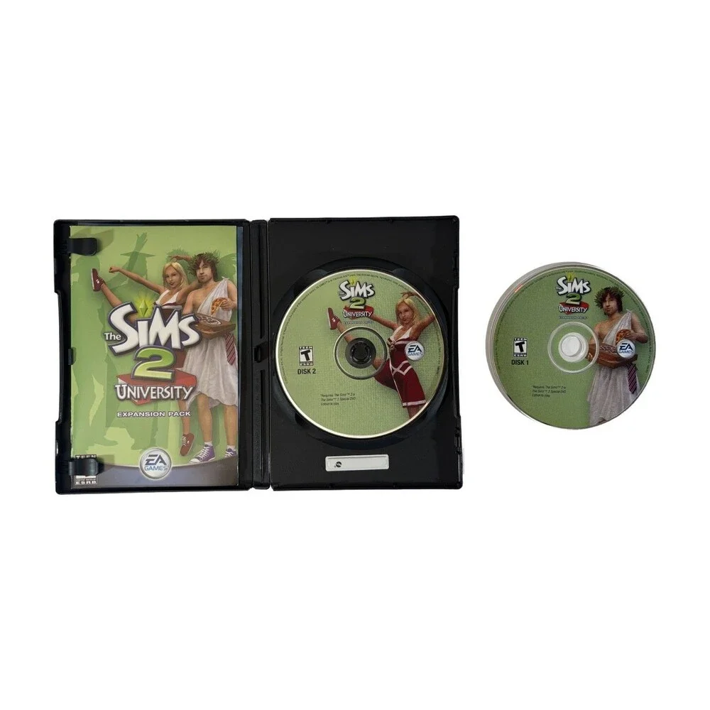 Sims 1 & 2 PC Lot 9 Games Deluxe Double Deluxe